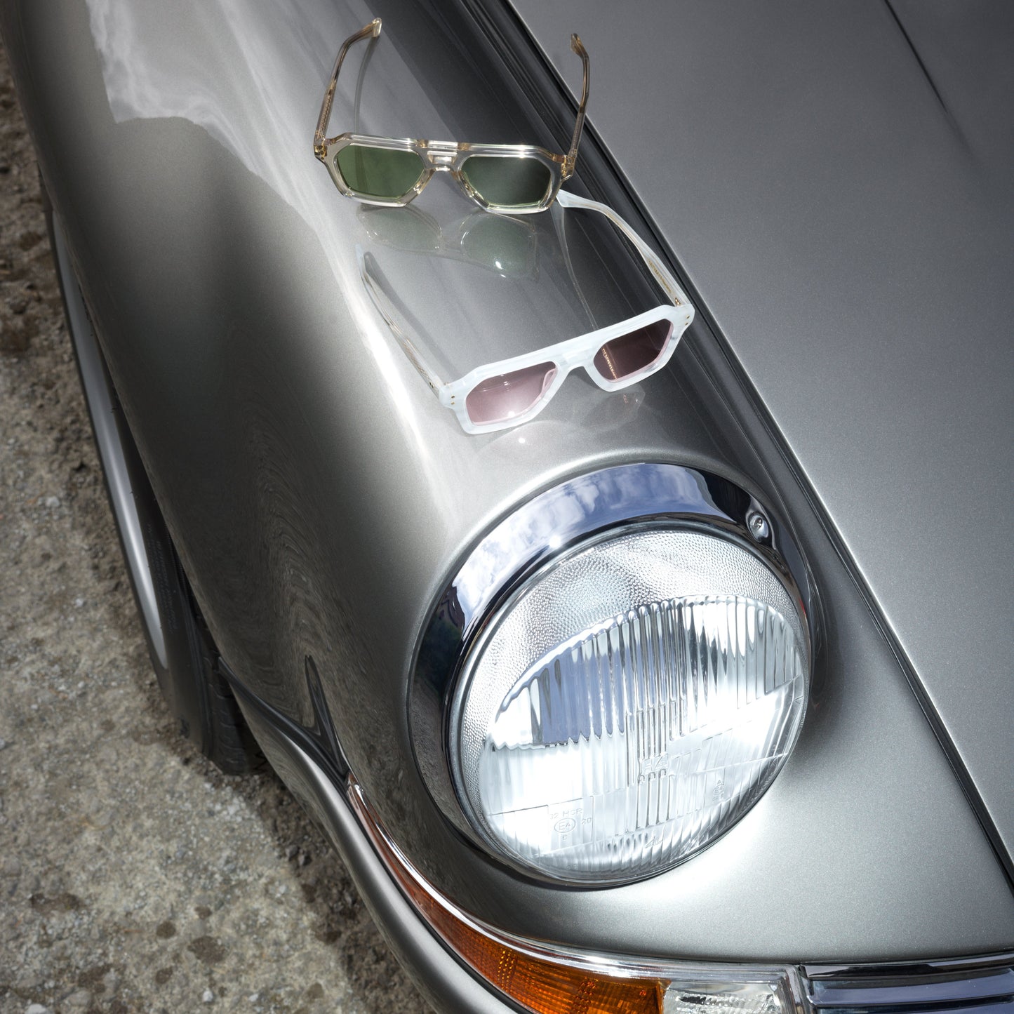 Native Sons x Team Ikuzawa Sunglasses - Made in Japan (Honey Mauve)