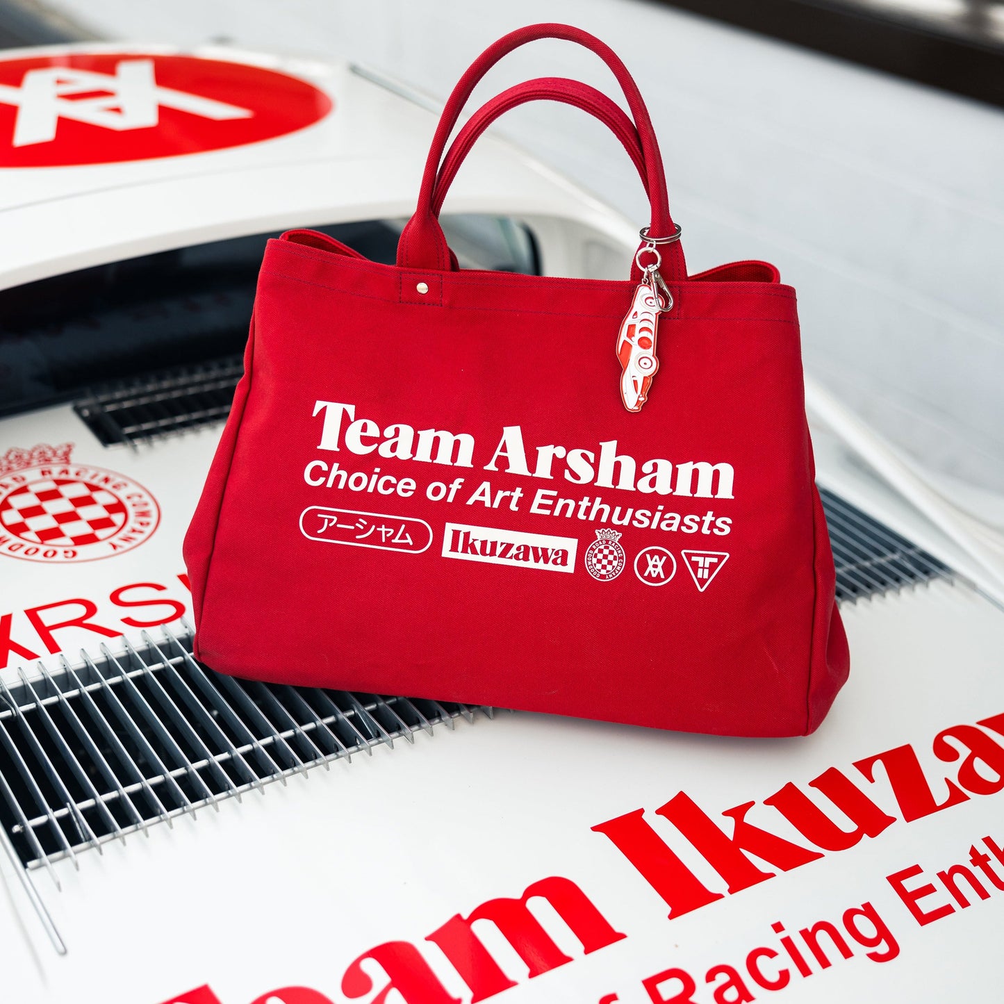 Limited-Edition Daniel Arsham x Team Ikuzawa Porsche 904 Keychain & Pouch