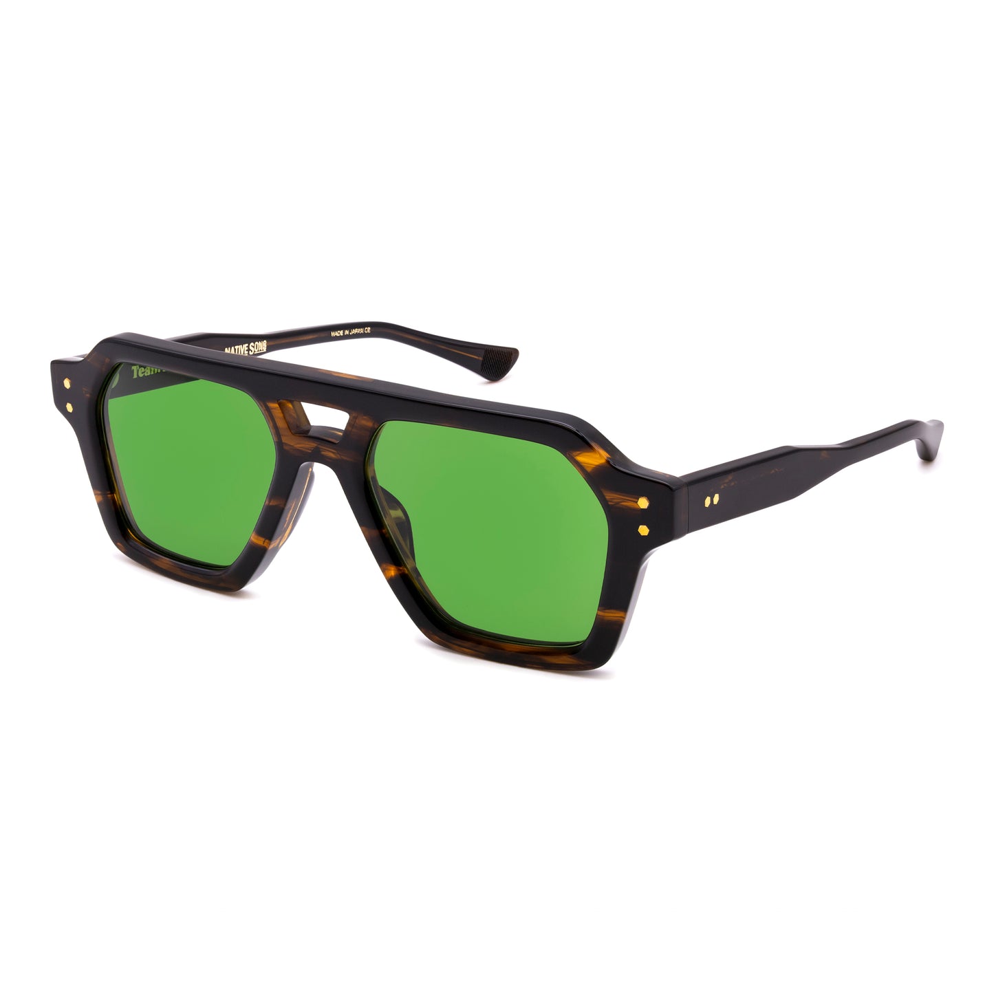 Native Sons x Team Ikuzawa Sunglasses - Made in Japan (Gasoline)