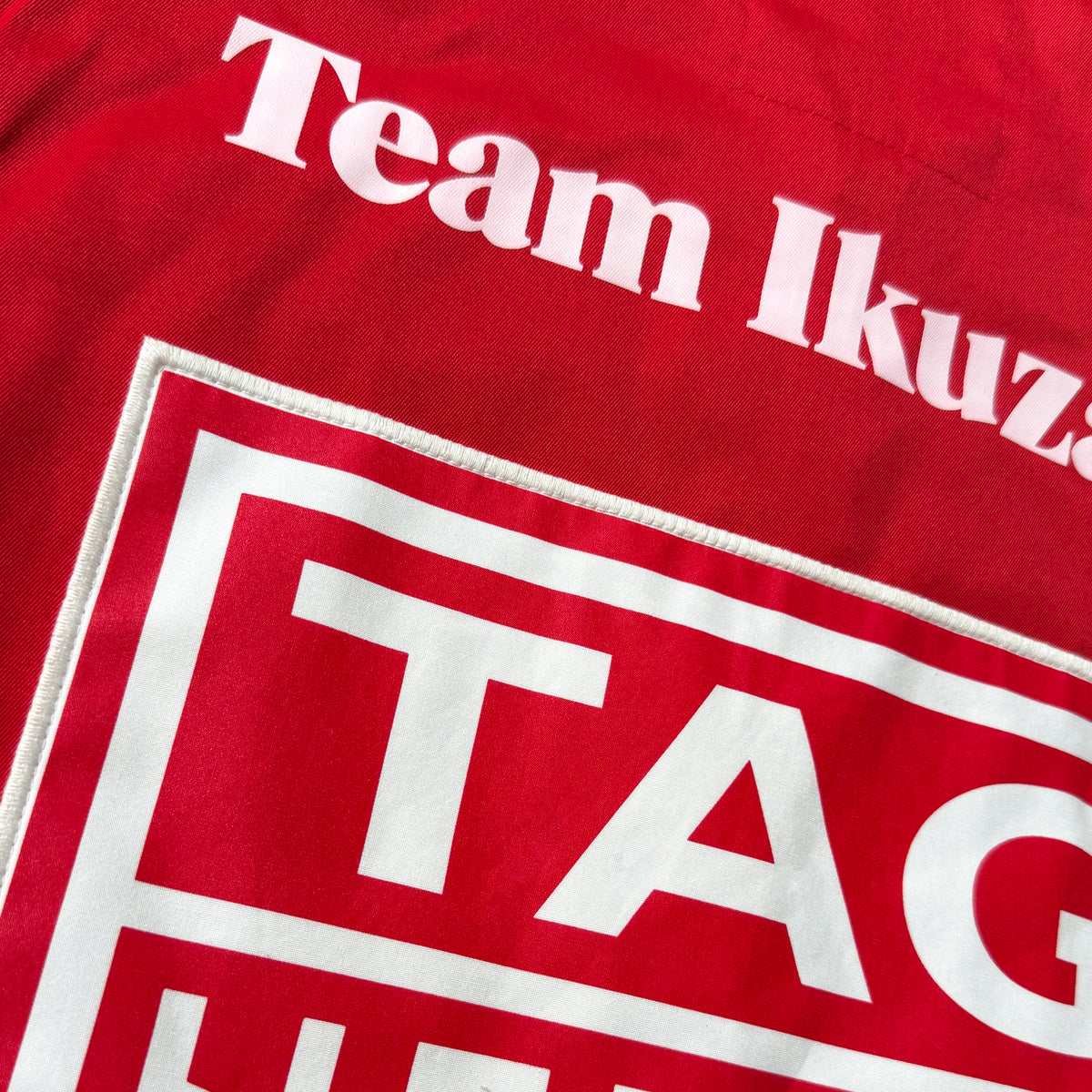 TAG Heuer x Team Ikuzawa x BWD Jacket Detail 3