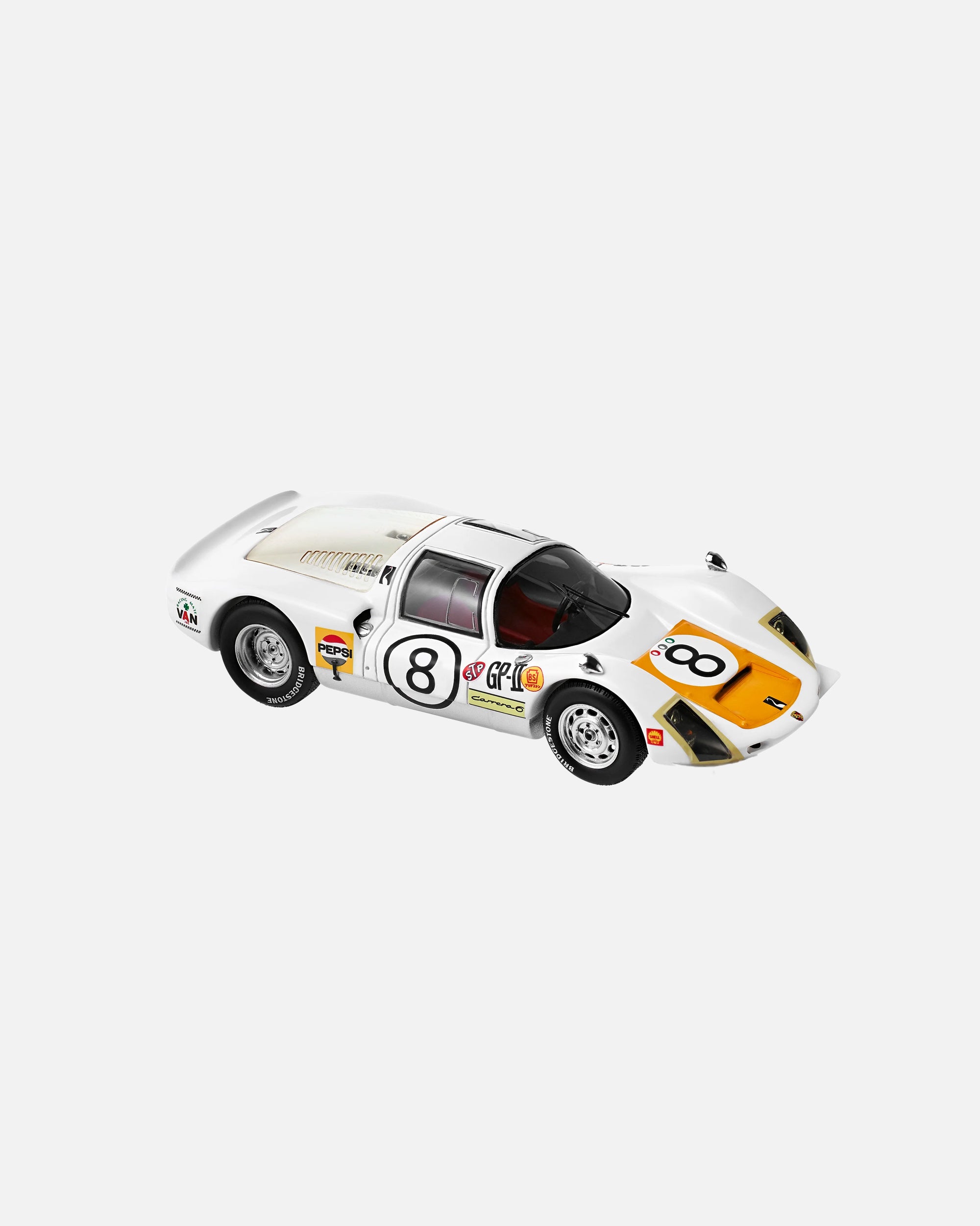 tetsu ikuzawa ポルシェドライバー付き９０６　　１９６７JAPAN 1967 Japan GP Winner Tetsu Ikuzawa Porsche Carrera 6 1:43