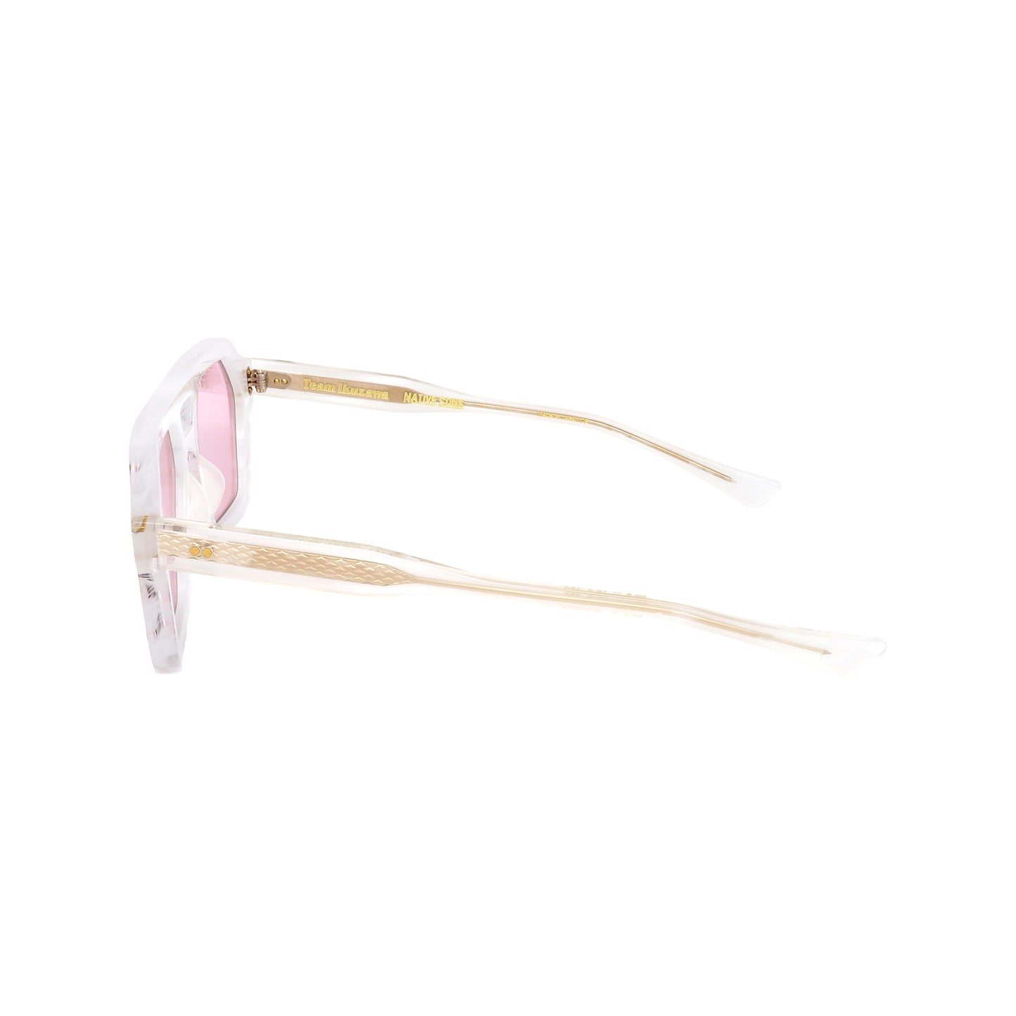 Native Sons x Team Ikuzawa Sunglasses - Made in Japan (White Sasa)