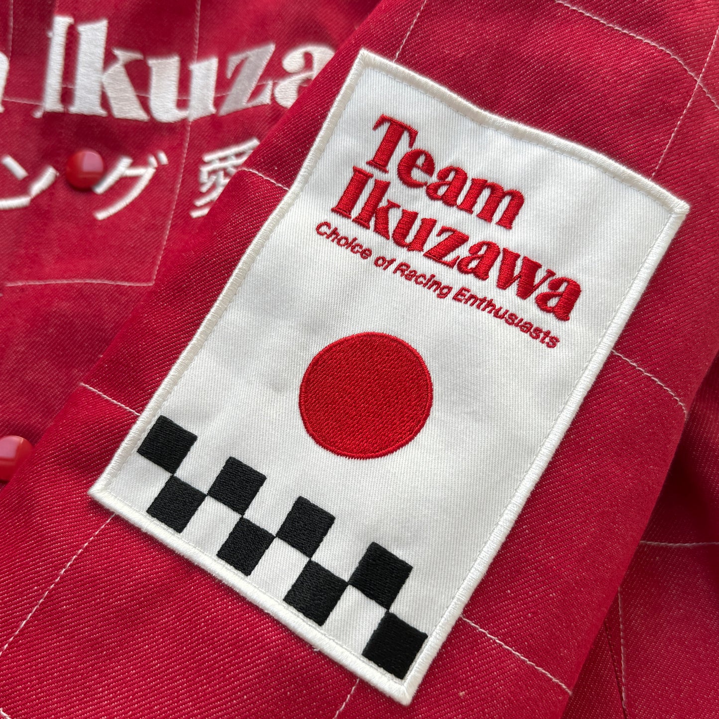 TeamIkuzawa_45_Year_Red_Jacket_Detail 2