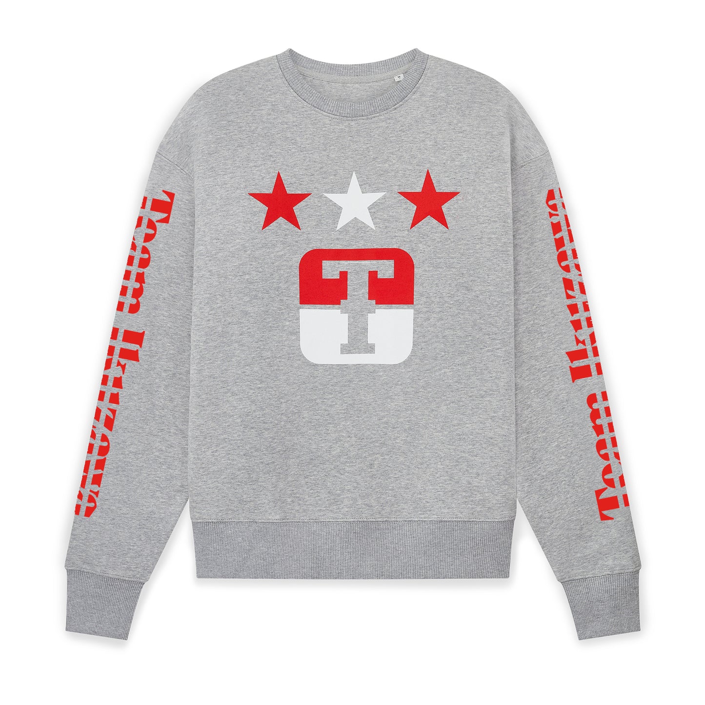 Team Ikuzawa 'Dirt Track' Grey Organic Crewneck