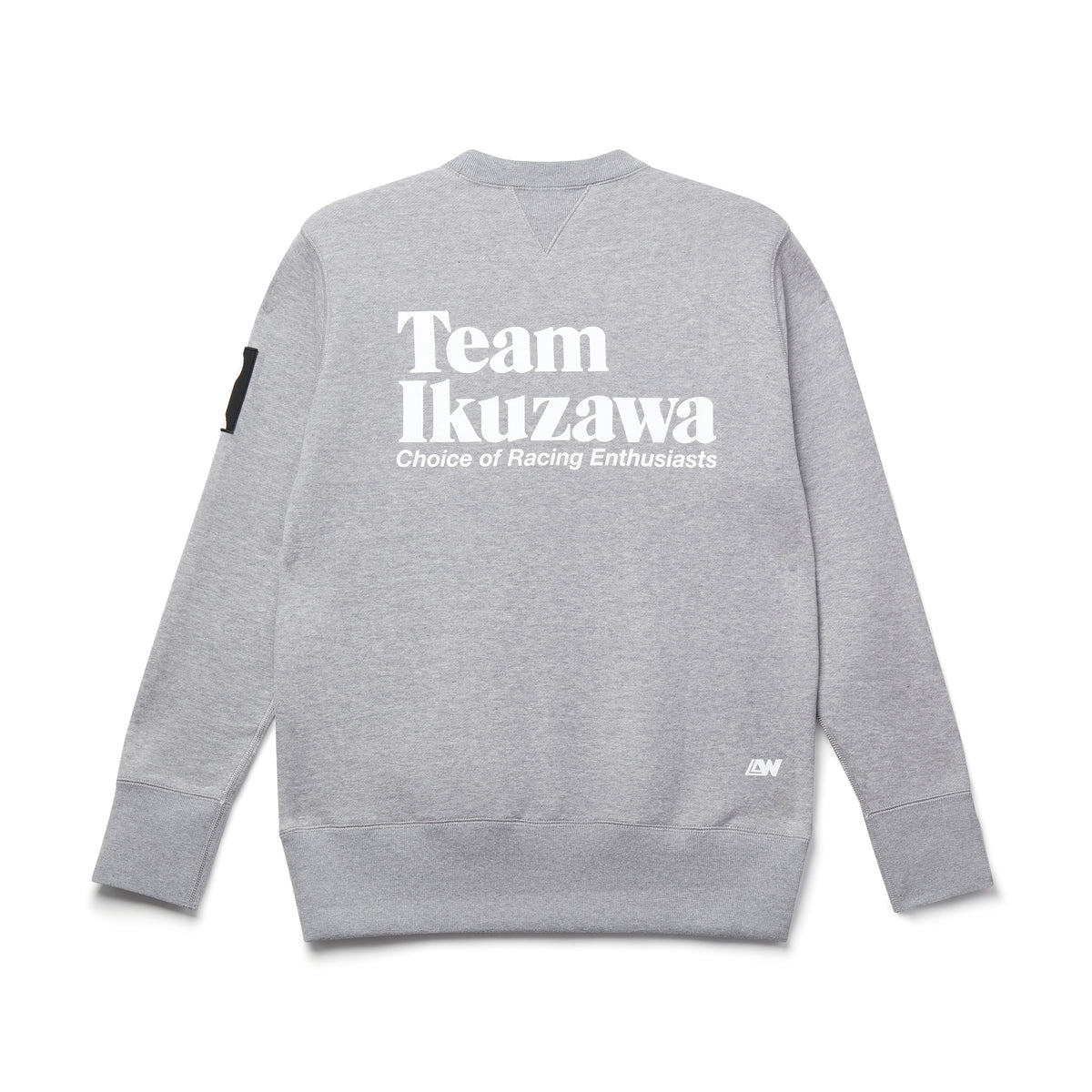 Limited-Edition Loopwheeler x Team Ikuzawa Grey Crewneck