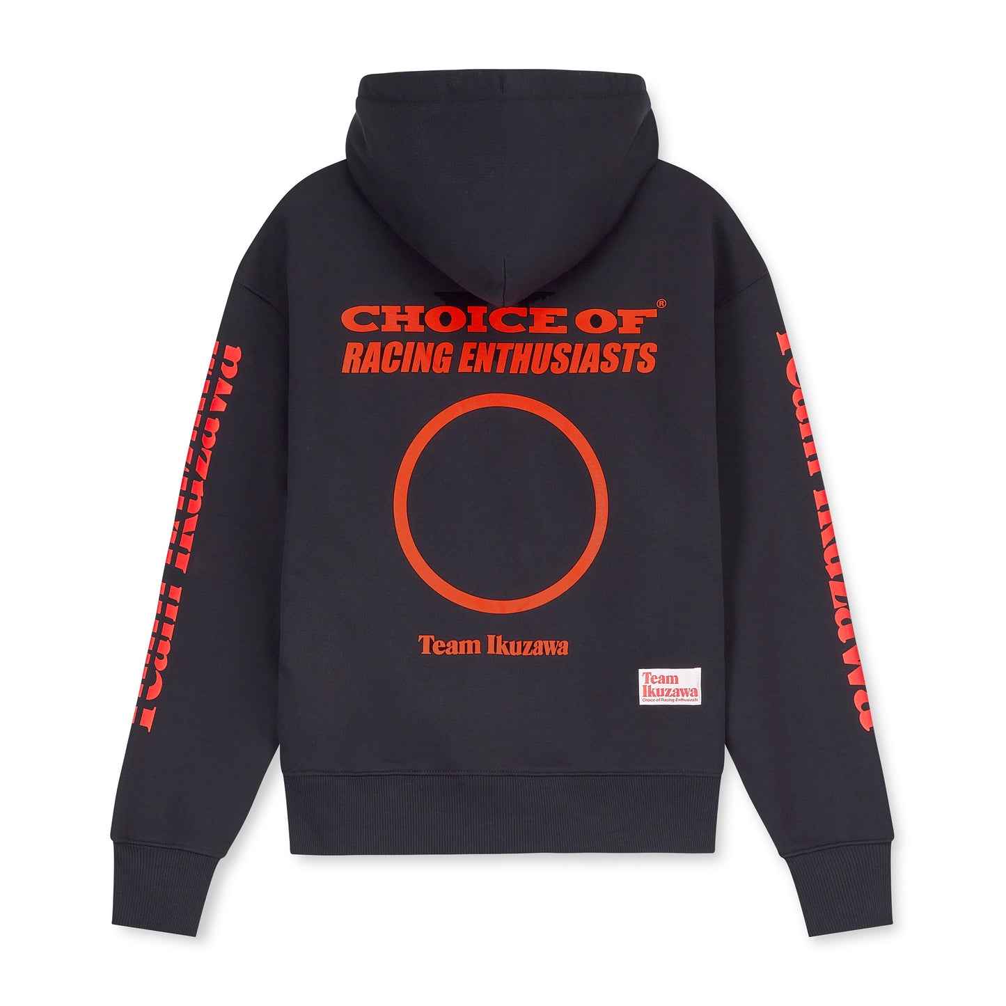 Team Ikuzawa 'Dirt Track' Black Organic Hoodies
