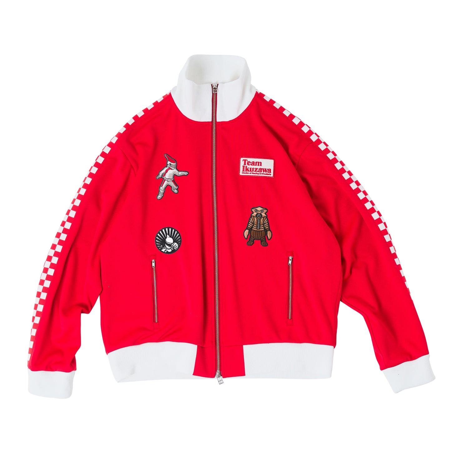 Special-Edition Chris Labrooy x Team Ikuzawa Track-Jacket (with embroidered patches)