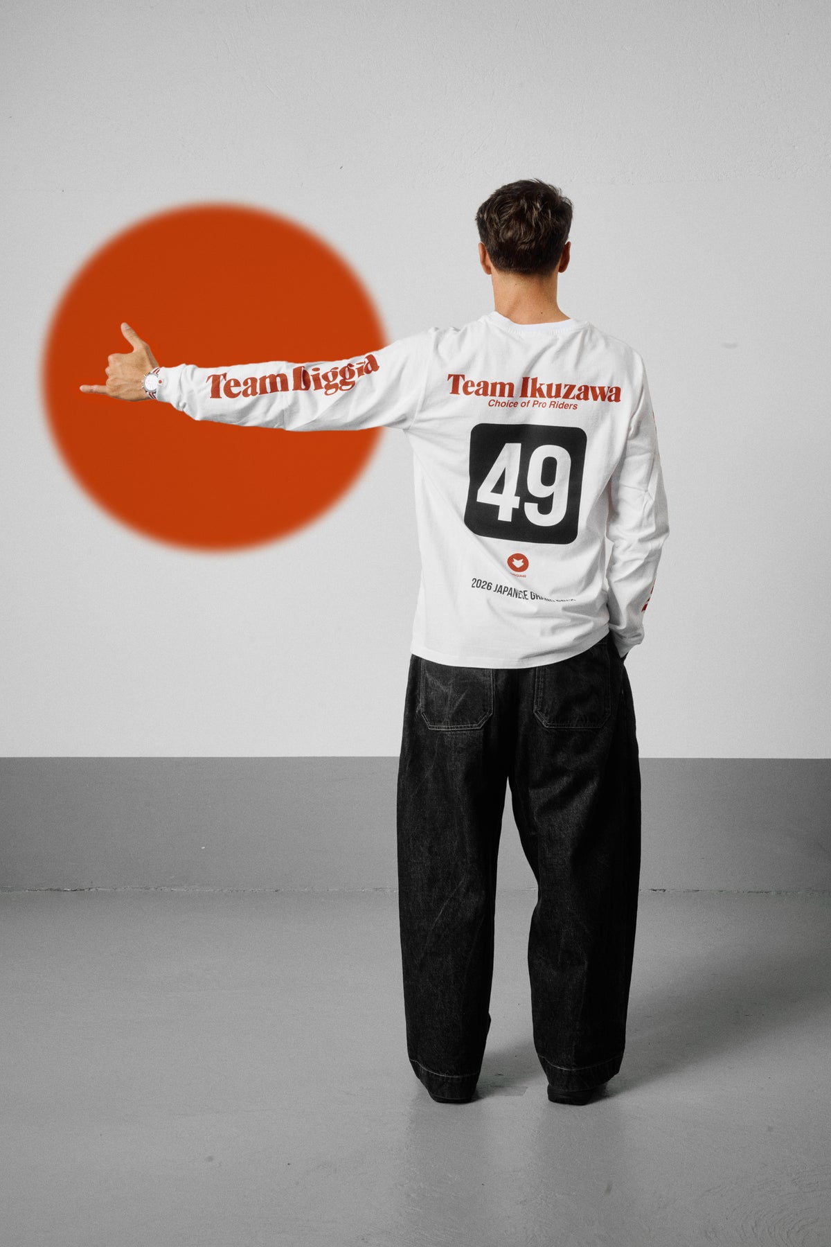 1 of 49 Fabio Di Giannantonio x Team Ikuzawa Autographed Long-Sleeve T-shirt
