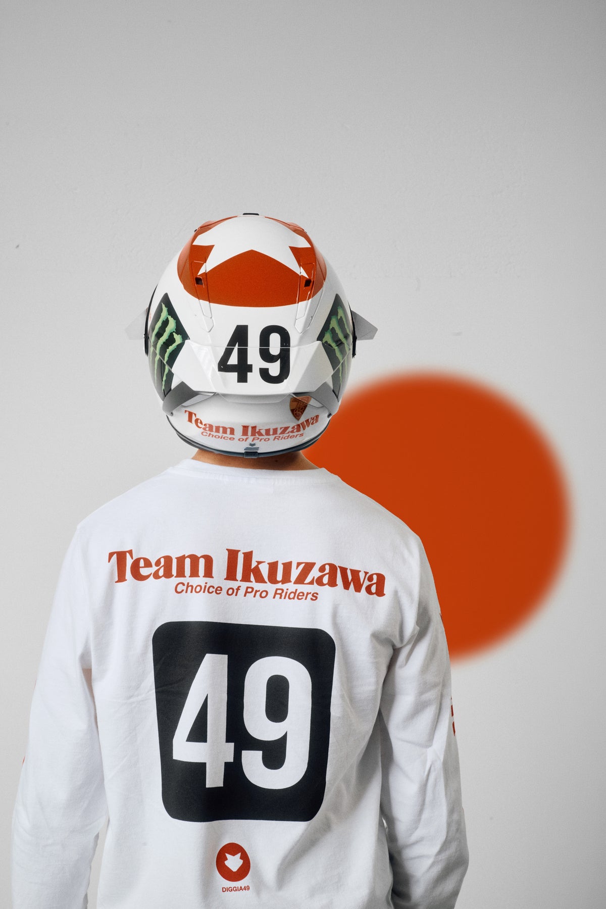 1 of 49 Fabio Di Giannantonio x Team Ikuzawa Autographed Long-Sleeve T-shirt
