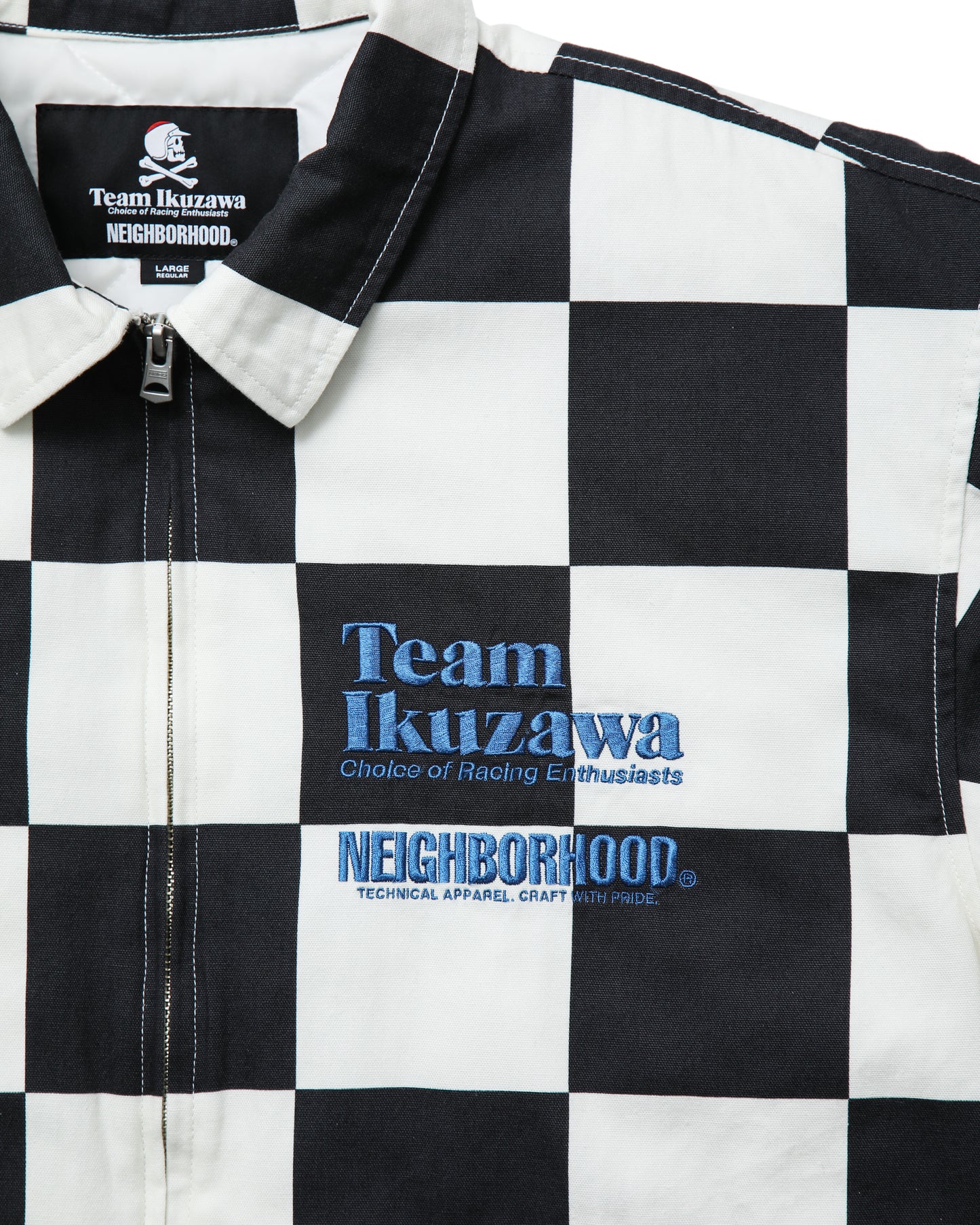NEIGHBORHOOD x Team Ikuzawa Racing Jacket - Checker Pattern