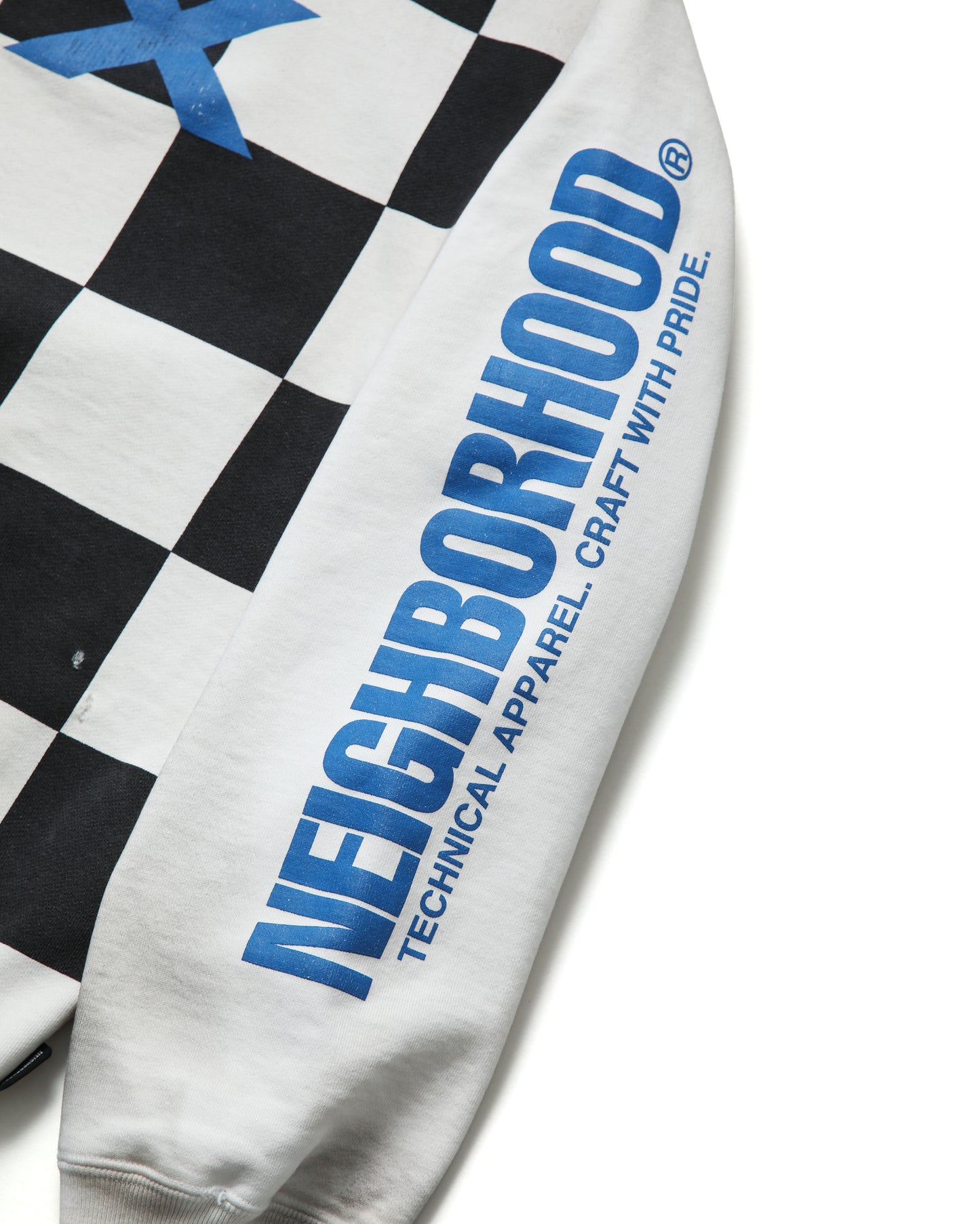 NEIGHBORHOOD x Team Ikuzawa Savage Sweatshirt - Checker Pattern