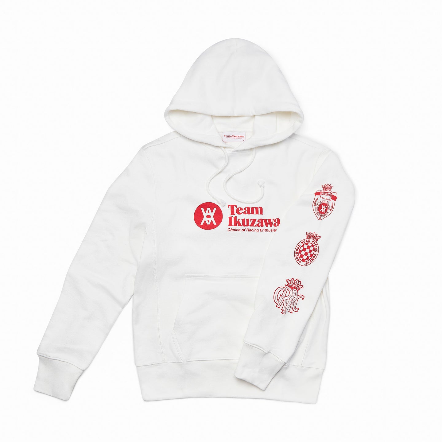 Daniel Arsham x Team Ikuzawa Premium Organic Cotton White Hoodies