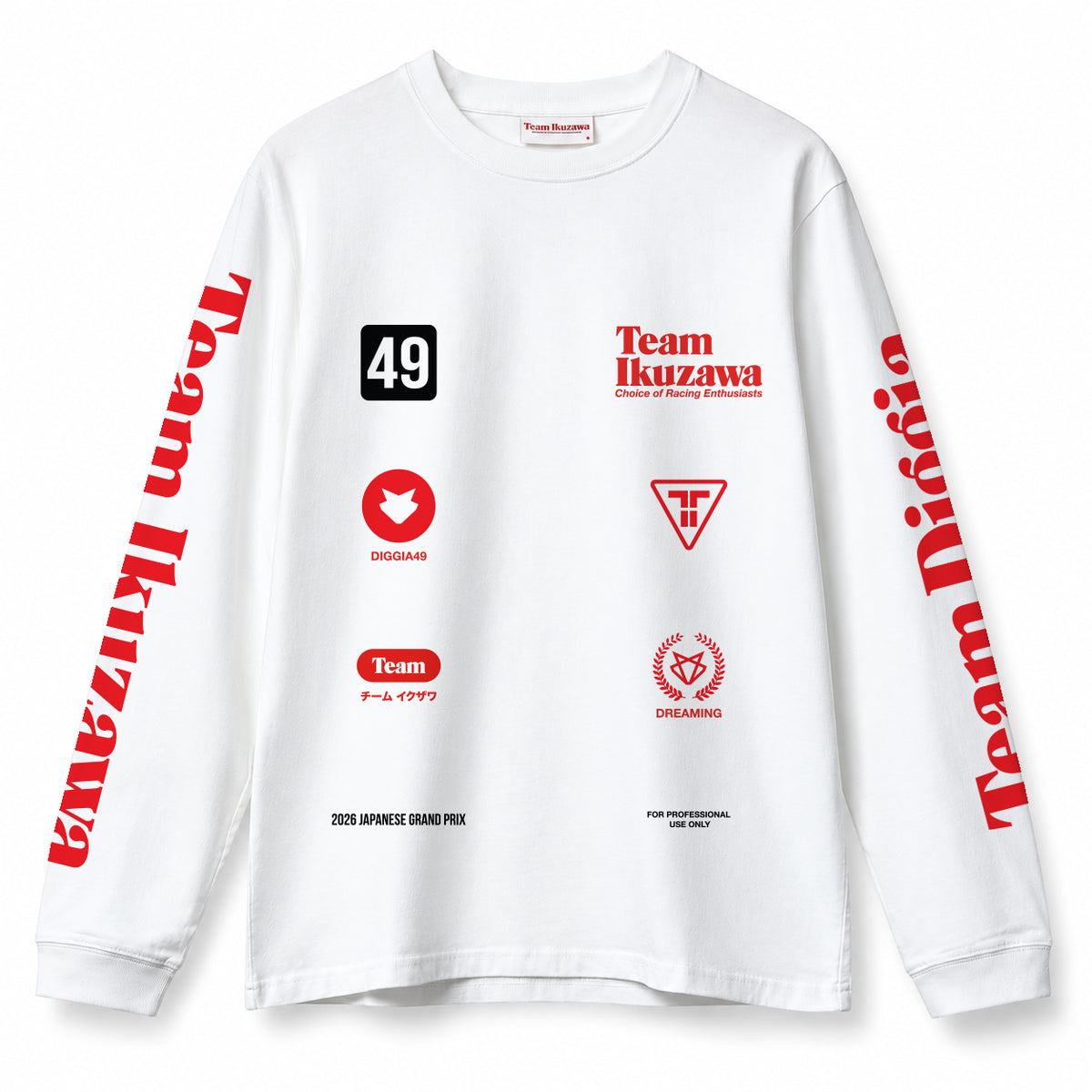 1 of 49 Fabio Di Giannantonio x Team Ikuzawa Autographed Long-Sleeve T-shirt