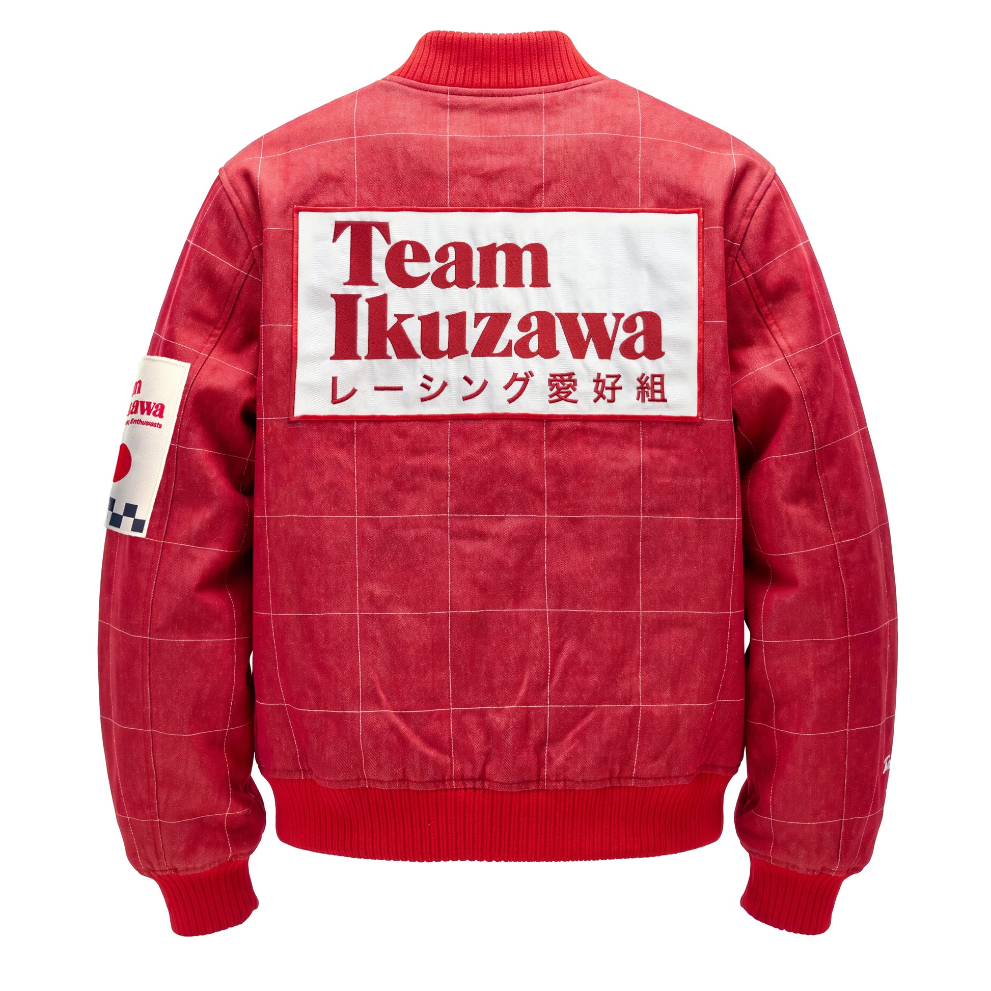 TeamIkuzawa_45_Year_Red_Jacket_Back
