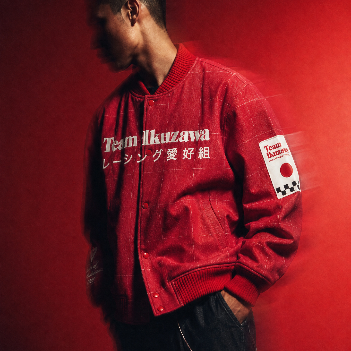 TeamIkuzawa_45_Year_Red_Jacket_Model 2