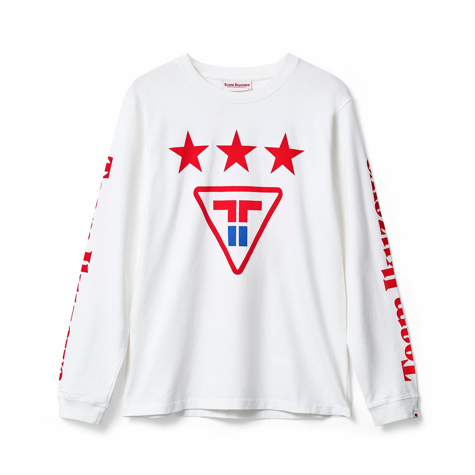 新品 未使用 Team Ikuzawa ロンT カットソー 白 XL Team Ikuzawa 'Dirt Track' Organic Cotton Long-sleeve T-shirt
