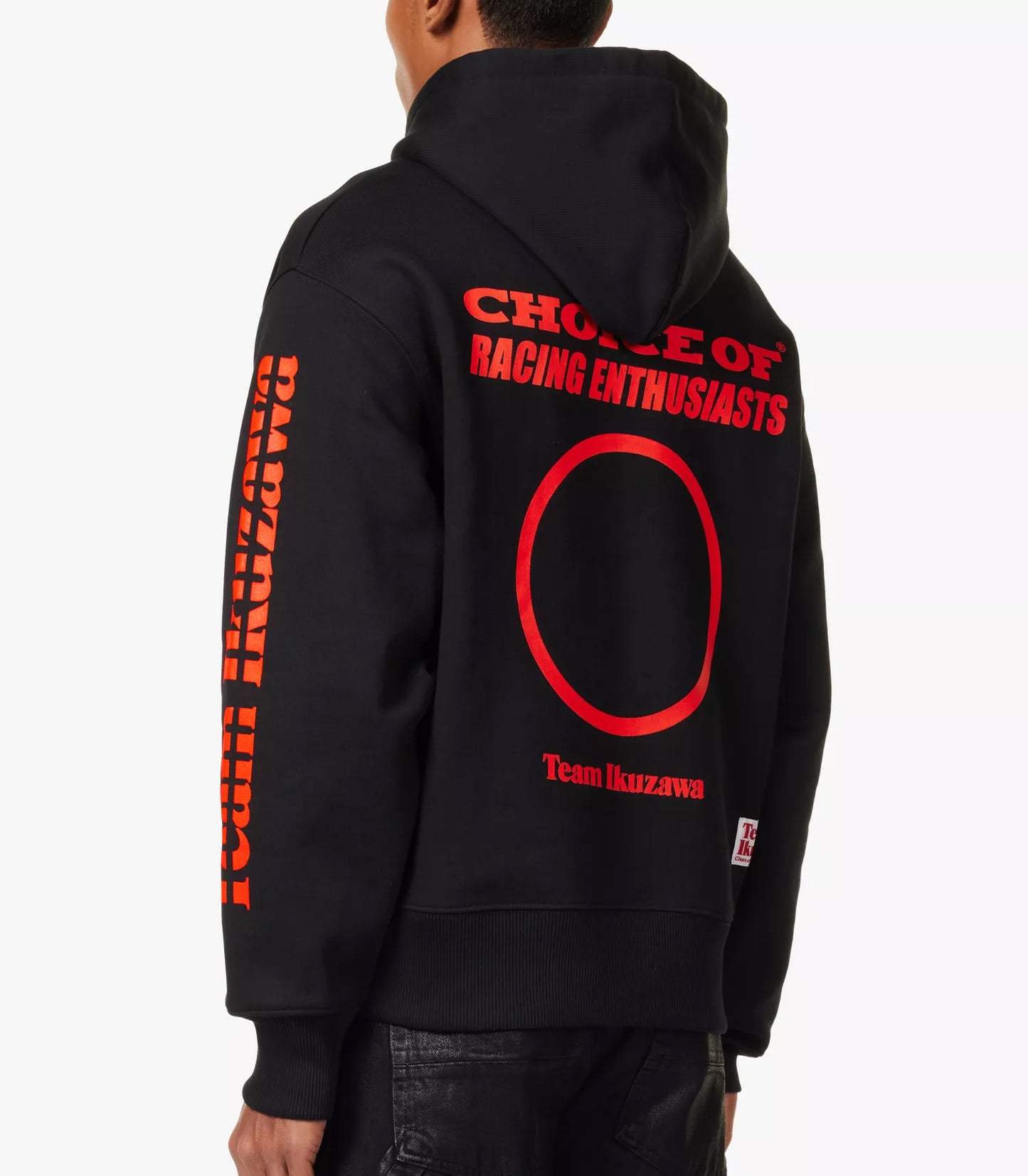 Team Ikuzawa 'Dirt Track' Black Organic Hoodies